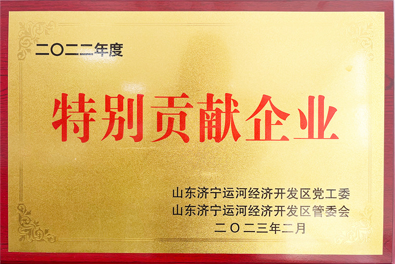 特别贡献企业